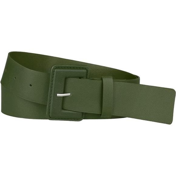 Allegra K Ladies Waist Belts for Dress Belts Adjustable Rectangle Buckle main image 4